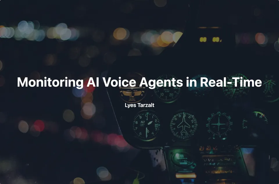 Building a Real-Time Supervisor Dashboard for AI Voice Agents